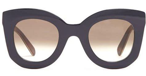 celine marta sunglasses blue|Celine.